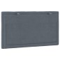 vidaXL Cabecero de cama acolchado terciopelo gris oscuro 80 cm vidaXL Cabecero de cama acolchado terciopelo gris oscuro 80 cm