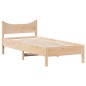 vidaXL Estructura de cama madera maciza de pino 100x200 cm vidaXL Estructura de cama madera maciza de pino 100x200 cm