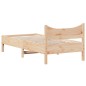 vidaXL Estructura de cama madera maciza de pino 100x200 cm vidaXL Estructura de cama madera maciza de pino 100x200 cm