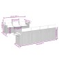 vidaXL Set de sofás de jardín 8 pzas y cojines ratán sintético gris vidaXL Set de sofás de jardín 8 pzas y cojines ratán sintético gris