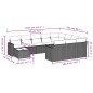 vidaXL Set de sofás de jardín 11 pzas y cojines ratán sintético negro vidaXL Set de sofás de jardín 11 pzas y cojines ratán sintético negro
