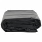 vidaXL Lona gris antracita 4x8 m 600 g/m²