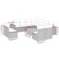 vidaXL Set de sofás de jardín 12 pzas y cojines ratán sintético marrón vidaXL Set de sofás de jardín 12 pzas y cojines ratán sintético marrón
