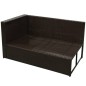 vidaXL Set sofás de jardín 8 piezas y cojines ratán sintético marrón vidaXL Set sofás de jardín 8 piezas y cojines ratán sintético marrón