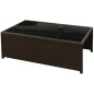 vidaXL Set sofás de jardín 8 piezas y cojines ratán sintético marrón vidaXL Set sofás de jardín 8 piezas y cojines ratán sintético marrón