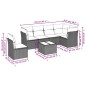 vidaXL Set sofás de jardín 7 piezas y cojines ratán sintético beige vidaXL Set sofás de jardín 7 piezas y cojines ratán sintético beige