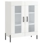 vidaXL Aparador alto madera contrachapada blanco brillo 69,5x34x180 cm vidaXL Aparador alto madera contrachapada blanco brillo 69,5x34x180 cm