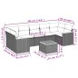 vidaXL Set de sofás de jardín 8 pzas y cojines ratán sintético gris vidaXL Set de sofás de jardín 8 pzas y cojines ratán sintético gris