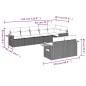 vidaXL Set de sofás de jardín 8 piezas y cojines ratán sintético negro vidaXL Set de sofás de jardín 8 piezas y cojines ratán sintético negro