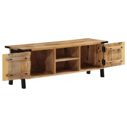 vidaXL Mueble de TV madera maciza de mango 110x35x40 cm
