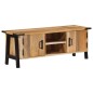 vidaXL Mueble de TV madera maciza de mango 110x35x40 cm vidaXL Mueble de TV madera maciza de mango 110x35x40 cm