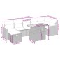 vidaXL Set de sofás de jardín 8 piezas y cojines ratán sintético negro vidaXL Set de sofás de jardín 8 piezas y cojines ratán sintético negro