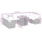vidaXL Set de sofás de jardín 11 pzas y cojines ratán sintético negro vidaXL Set de sofás de jardín 11 pzas y cojines ratán sintético negro