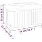 vidaXL Jardinera de madera maciza de acacia 59x27,5x35 cm vidaXL Jardinera de madera maciza de acacia 59x27,5x35 cm