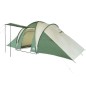 vidaXL Tienda de campaña 6 personas tafetán 185T verde 576x238x193 cm