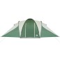vidaXL Tienda de campaña 6 personas tafetán 185T verde 576x238x193 cm