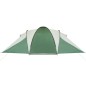 vidaXL Tienda de campaña 6 personas tafetán 185T verde 576x238x193 cm
