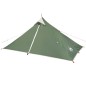vidaXL Tienda de campaña 1 persona tafetán 185T verde 255x153x130 cm