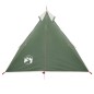 vidaXL Tienda de campaña 1 persona tafetán 185T verde 255x153x130 cm