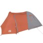 vidaXL Tienda de campaña 6 personas tafetán 185T gris y naranja vidaXL Tienda de campaña 6 personas tafetán 185T gris y naranja
