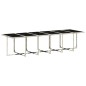 vidaXL Set comedor jardín y cojines 13 pzas ratán sintético gris claro vidaXL Set comedor jardín y cojines 13 pzas ratán sintético gris claro