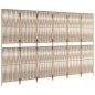 vidaXL Biombo de 6 paneles ratán sintético beige vidaXL Biombo de 6 paneles ratán sintético beige