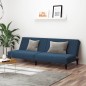 vidaXL Sofá cama de 2 plazas terciopelo azul vidaXL Sofá cama de 2 plazas terciopelo azul