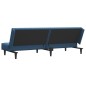 vidaXL Sofá cama de 2 plazas terciopelo azul vidaXL Sofá cama de 2 plazas terciopelo azul