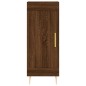 vidaXL Aparador alto madera contrachapada roble marrón 34,5x34x180 cm vidaXL Aparador alto madera contrachapada roble marrón 34,5x34x180 cm