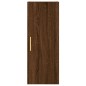 vidaXL Aparador alto madera contrachapada roble marrón 34,5x34x180 cm vidaXL Aparador alto madera contrachapada roble marrón 34,5x34x180 cm
