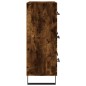 vidaXL Aparador de madera de ingeniería roble ahumado 69,5x34x90 cm vidaXL Aparador de madera de ingeniería roble ahumado 69,5x34x90 cm