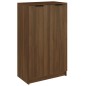 vidaXL Mueble zapatero madera contrachapada marrón roble 59x35x100 cm vidaXL Mueble zapatero madera contrachapada marrón roble 59x35x100 cm