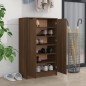vidaXL Mueble zapatero madera contrachapada marrón roble 59x35x100 cm vidaXL Mueble zapatero madera contrachapada marrón roble 59x35x100 cm