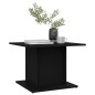 vidaXL Mesa de centro madera contrachapada negro 55,5x55,5x40 cm vidaXL Mesa de centro madera contrachapada negro 55,5x55,5x40 cm