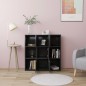 vidaXL Estantería librería madera contrachapada gris 90x30x90 cm vidaXL Estantería librería madera contrachapada gris 90x30x90 cm