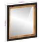 vidaXL Espejo de baño madera maciza de mango y vidrio 55x1x60 cm vidaXL Espejo de baño madera maciza de mango y vidrio 55x1x60 cm