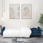 vidaXL Sofá cama de 2 plazas con dos almohadas terciopelo azul vidaXL Sofá cama de 2 plazas con dos almohadas terciopelo azul