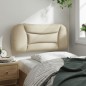 vidaXL Cabecero de cama acolchado tela crema 90 cm vidaXL Cabecero de cama acolchado tela crema 90 cm