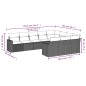 vidaXL Juego de sofás jardín con cojines beige 10 pzas ratán sintético vidaXL Juego de sofás jardín con cojines beige 10 pzas ratán sintético