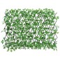 vidaXL Enrejado expansible hiedra artificial verde 5 uds 180x65 cm