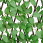 vidaXL Enrejado expansible hiedra artificial verde 5 uds 180x65 cm