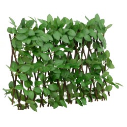 vidaXL Enrejado expandible hiedra artificial verde 5 uds 180x30 cm