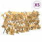 vidaXL Enrejado expansible de arce artificial naranja 5 uds 180x30 cm vidaXL Enrejado expansible de arce artificial naranja 5 uds 180x30 cm
