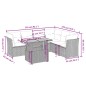 vidaXL Set de comedor de jardín 7 pzas y cojines ratán sintético negro vidaXL Set de comedor de jardín 7 pzas y cojines ratán sintético negro