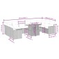 vidaXL Set de sofás de jardín 11 pzas y cojines ratán sintético negro vidaXL Set de sofás de jardín 11 pzas y cojines ratán sintético negro