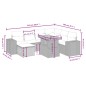 vidaXL Set de sofás de jardín 8 piezas y cojines ratán sintético negro vidaXL Set de sofás de jardín 8 piezas y cojines ratán sintético negro