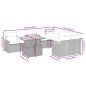 vidaXL Set de sofás de jardín 10 pzas cojines ratán sintético negro vidaXL Set de sofás de jardín 10 pzas cojines ratán sintético negro