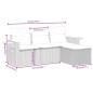 vidaXL Set de sofás de jardín 4 pzas y cojines ratán sintético gris vidaXL Set de sofás de jardín 4 pzas y cojines ratán sintético gris