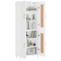 vidaXL Aparador alto madera contrachapada blanco 69,5x34x180 cm vidaXL Aparador alto madera contrachapada blanco 69,5x34x180 cm