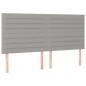 vidaXL Cama box spring con colchón tela gris claro 180x200 cm vidaXL Cama box spring con colchón tela gris claro 180x200 cm